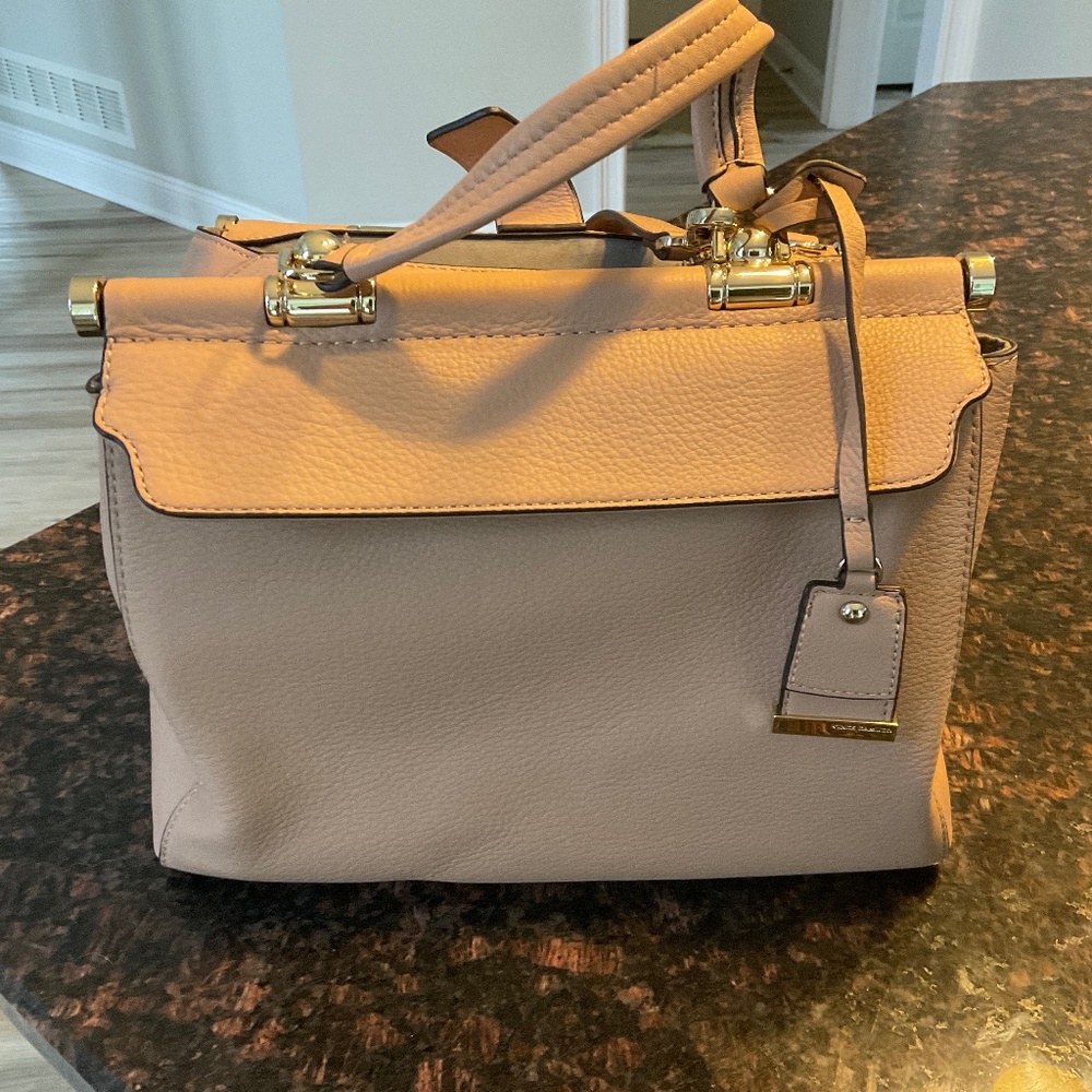 Vince Camuto tan leather bag